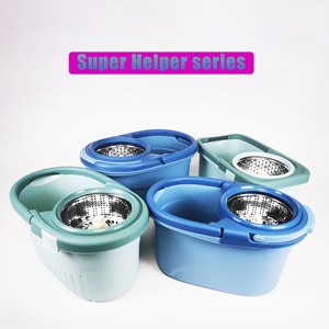 Cây Lau Nhà <span class=keywords><strong>Deluxe</strong></span> Lắp Ráp 360 Double Spin <span class=keywords><strong>Magic</strong></span> Dễ Dàng Lau Lốc Xoáy Lau Nhà Tốt Nhất - Product Image 6