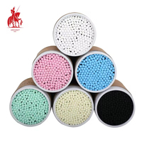 Boîte à tiroir en papier colorée pour bâtonnets de coton en bambou jetables personnalisés à double extrémité, pointus et ronds, pour rouge à lèvres