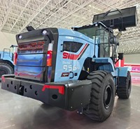 Caricatore Elettrico a Ruote da 6 Tonnellate con Potenza di 160 CV e Velocità Massima di Guida di 40 km/h, Peso 23800 kg