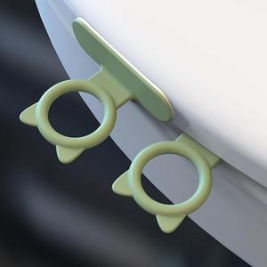 Elevador de Asiento de Inodoro Multiusos para el Hogar, con Cubierta Autoadhesiva de Silicona, Evita el Contacto, para Baños Públicos y Hoteles - Product Image 2