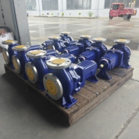 Bomba Centrífuga de Hierro Revestida de Fluoroplástico de 18.5KW para Transporte de Aguas Residuales a Baja Presión y Control de Inundaciones IHF OEM