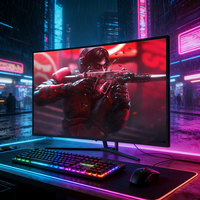 Moniteur d'ordinateur de bureau OEM de 38,5 à 39 pouces, moniteur incurvé sans cadre, moniteur de jeu 165 Hz pour le jeu/le bureau