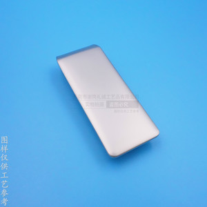 Metal <b>Money</b> <b>Clip</b> Matte Nickel Copper Men's Business Gift High Quality Geometry Design - Product Image 3