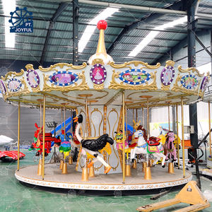 Manèges de carrousel de luxe certifiés CE manèges manège attractions jeux de manège à vendre manèges de parc d'attractions pour enfants chevaux carrousel - Product Image 6