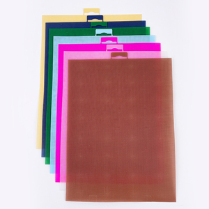 14 CT đầy màu sắc PE lưới vải Sheets 28*21cm vuông cho Cross Stitch thêu Crochet DIY dự án 1 mét độ dày - Product Image 6