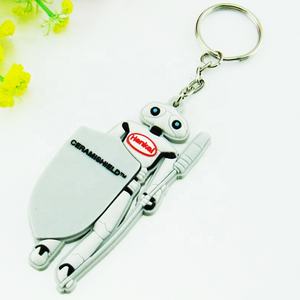 थोक कस्टम 2 डी 3 डी सिलिकॉन कीरिंग नरम रबर पीसी कुंजी धारक श्रृंखला व्यक्तिगत लोगो प्रचार कीचेन - Product Image 5