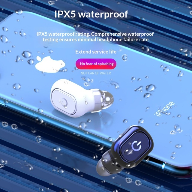 H58 for 5.2 Earphones Ultra Small In-Ear IPX3 Waterproof Sports Running Ultra Long Standby Compatible for for
