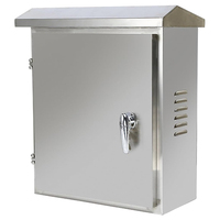 Armoire de commande d'alimentation électrique pour l'extérieur Boîtier électrique étanche IP67 Boîtier de distribution en acier inoxydable Boîtier métallique