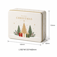 Boîtes d'emballage personnalisées en fer blanc pour chocolat, forme rectangulaire, impression offset 4 couleurs CMYK, finition gaufrée, couvercle à couronne