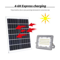 Projecteur solaire extérieur réglable alimenté par un réflecteur télécommandé KCD, projecteur LED solaire 300w