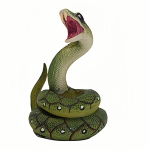Estatua de simulación de PVC sólido al por mayor, modelo <span class=keywords><strong>Python</strong></span>, serpiente, Cobra, figuritas de animales, juguetes dirigidos a animales y colección de dinosaurios - Product Image 6