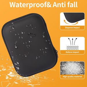 Étui rigide étanche personnalisé AYM ESC-084 en EVA avec fermeture éclair pour souffleur d'air, noir, sac de voyage médical, protège - Product Image 2