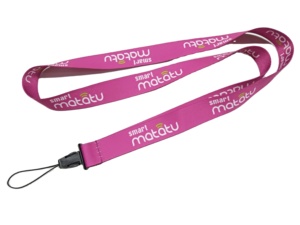 Sublimation Printing Neck Strap Band <b>Lanyard</b> With ID Badge Holder Cell Phone Holder - Product Image 3