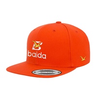 Gorra de Béisbol Personalizada de 6 Paneles, Acrílica, con Cierre a Presión, Unisex, Deportiva, para Exteriores, con Logotipo Bordado en Relieve, Estructurada