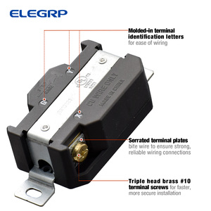 Adeguata Cablaggio Camera Wallbox Corpo Compatto Design Permette 30a 250v Twist-lock Presa - Product Image 4