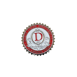 Custom Gzpuyou 001 Zinc Alloy <b>Badges</b> with Carved Design Epoxy Coating and Baked Enamel Finish (Fashion Theme) - Product Image 5
