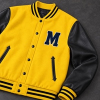 Jaket Baseball Bekas Grosir, Bale-Bale Pakaian Bekas Berkualitas Tinggi, Pakaian Bekas Pria Ukuran Campur untuk Toko Barang Bekas