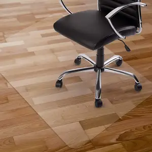 透明椅垫硬地板使用48 "x 36" 透明办公室家庭地板保护垫椅垫