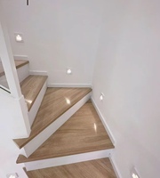 Marches d'escalier en spirale en bois modernes, remplacement, bricolage, intérieur, durables et sûres, marches d'escalier flottantes