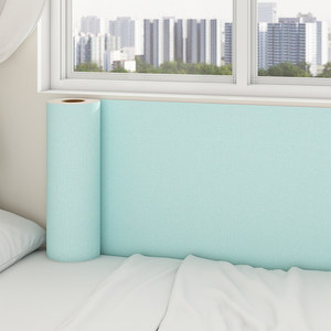 Rouleau de <span class=keywords><strong>papier</strong></span> <span class=keywords><strong>peint</strong></span> à texture de lin <span class=keywords><strong>multicolore</strong></span> auto-adhésif imperméable pour plafond mural de chambre à coucher et de chevet-pour application extérieure - Product Image 2