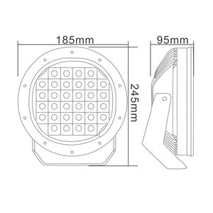 Emark-luz de trabajo de alta potencia IP67, 7 pulgadas, 10-30V, 75w, para atv, <span class=keywords><strong>4x4</strong></span>, camión y remolque - Product Image 3