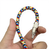 Câble de charge rapide USB-A vers Type-C PD 60W en nylon tressé avec conducteur en cuivre pur et connecteurs en alliage de zinc pour iPhone