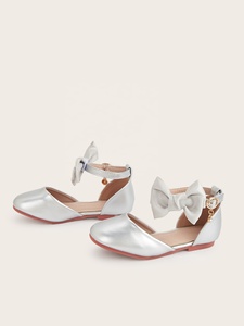 Sandali da Principessa per Bambine con Fiocco e Punta Rotonda, Suola Morbida, Moda 2026 per Bambine Piccole e Medie - Product Image 6