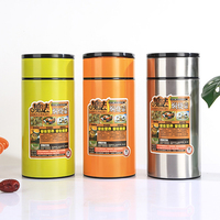 Vente en gros en acier inoxydable 304 Bécher braisé Thermos Bouteille d'eau pour enfants Boîte à lunch Pot alimentaire pour voyage Fiole à vide