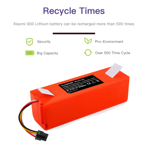 Mới OEM 14.4V 5200mAh thay thế <span class=keywords><strong>S8</strong></span> S7 S6 S5 S50 S51 Pin cho Xiaomi Mijia roborock Q7 S52 T4 T6 T7 T60 T61 E4 C10 swlb - Product Image 2