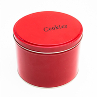 Boîte en fer blanc vide de qualité alimentaire supérieure pour l'emballage de biscuits, gâteaux et autres produits, avec couvercles hermétiques – Vente en gros
