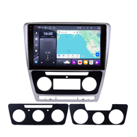Nouveau système audio de voiture Android 15 avec écran tactile IPS WIFI, DSP, navigation GPS, autoradio pour Skoda Octavia 2007-2014