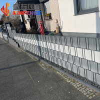 Panneau de clôture en fil soudé de qualité industrielle 656, double fil, galvanisé à chaud, personnalisable pour la sécurité des chantiers, modélisation 3D