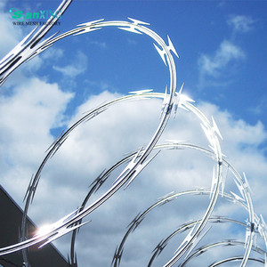 Alambre de Púas Galvanizado de Alta Protección, Tipo Bobina Cruzada, Tipo Lámina, para Cercas de Cuarentena, Alambre de Acero Inoxidable - Product Image 5