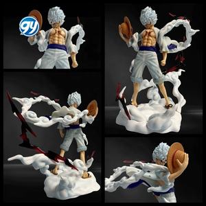 Un pezzo di dio del sole ingranaggio cinque il mio Nika Luffy posa in piedi statua GK figura in scatola Anime modello da collezione giocattolo ornamento - Product Image 4