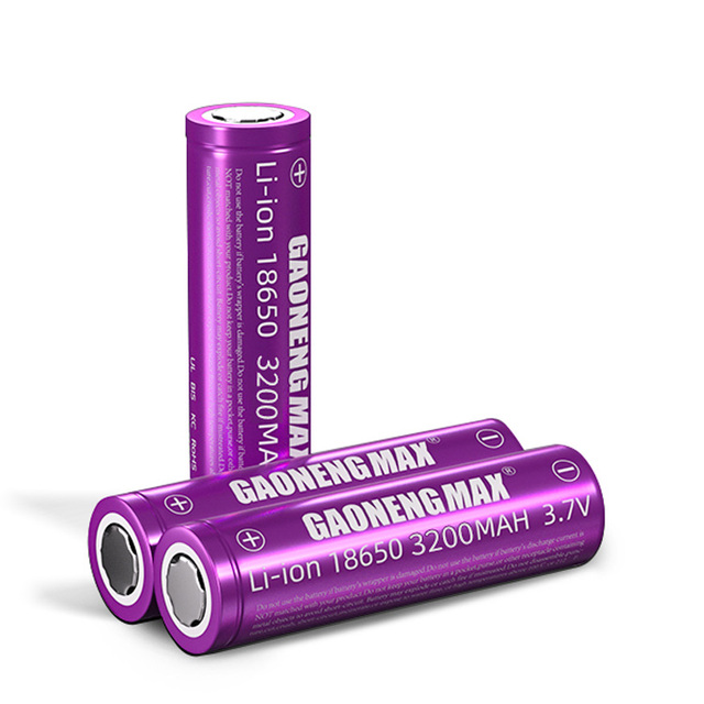 Wholesale Gaonengmax 3.7V 3200mah Lithium Li Ion Rechargeable 18650 Batteries Pack Cylindrical 18650 Battery