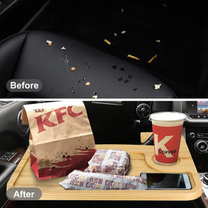 Volant de voiture <span class=keywords><strong>Table</strong></span> de bureau pour ordinateur portable Volant Bureau en bois pour manger Tablette Volant Plateau en bois - Product Image 6