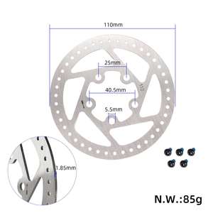 Scooter Brake Disc 110mm 5 Holes For Xiaomi M365 <b>Electric</b> Scooter Brake Disc <b>Pad</b> 5 Holes 110mm Rear Wheel Disc Brake - Product Image 2