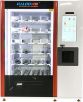 Haloo Distributeur automatique fournisseur Haloo Paiement multiple Écran tactile de 49 pouces Boîte de restauration rapide réfrigérée Distributeur automatique de repas dans le fabricant