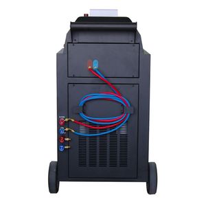 Nouvel arrivage : Machine de <span class=keywords><strong>recharge</strong></span> et de récupération de réfrigérant AC entièrement automatique à double système (R134A et R1234YF) avec sélection multilingue - Product Image 2