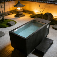 Nouvelle Conception 2026 Baignoire Refroidissante en Acier Inoxydable 1HP avec Contrôle Intelligent par APP WiFi, Pompe à Vanne, pour 2 Personnes, 650L, Utilisation Extérieure 15 Jours