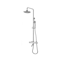 Pour Empolo Contemporain Chrome Finition Anti-Corrosion Pluie Douche Robinet Vente Chaude Ensemble pour Salle De Bains Rénovation En Laiton Einbaudusche