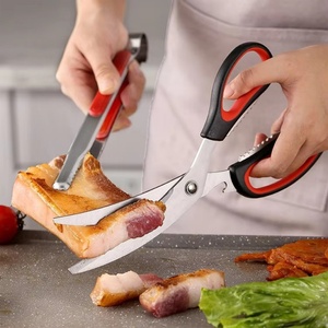Ciseaux et pinces ergonomiques multifonctionnels en acier inoxydable pour barbecue, outils de cuisine - Product Image 2