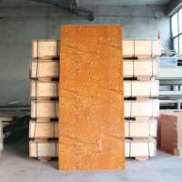 Plaque de marbre UV en plastique ignifuge, imperméable et résistante à l'humidité, design moderne, installation facile