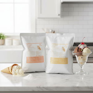 Poudre de crème glacée - Myrtille, Fraise, Durian et plusieurs saveurs, mélange pour crème glacée Sundae, usage commercial, paquet de 1 kg - Product Image 4
