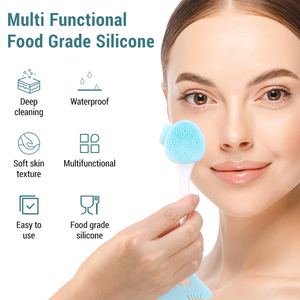 Brosse nettoyante visage en silicone pour le soin de la peau, outil cosmétique exfoliant pour le spa - Product Image 5