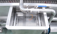 800-1200kg/uur Groente- en fruitwasserlijn Aardbei Appel Citroen Avocado Passievrucht Wasmachine Groentewaslijn