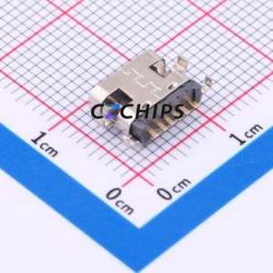 HX TYPE-C 6P CB 1.6 USB Connector SMD Connector ( Connector Type: Type-C )( Gender: Female )( Mounting Type: Sink Board ) - Product Image 2