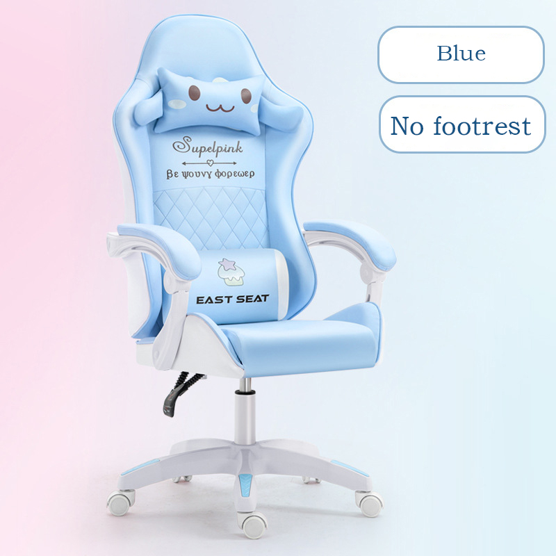 Bleu - Pas de repose-pieds