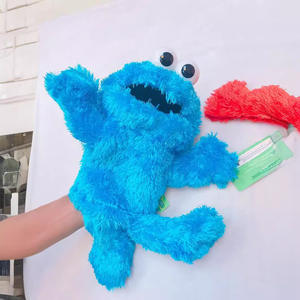 Cartoon Bear Plush Hand Doll with PP Cotton Filling Super Soft Material Stress Relief Preschool Education <strong>Toy</strong> for Ages 5-7 - Product Image 3