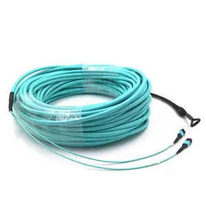 KEXINT FTTH MPO a MPO 12 24 core OM3 cavo Patch in fibra ottica con occhiello